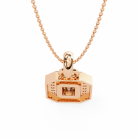 Emerald Radiance Pendant - 0.76 ct emerald