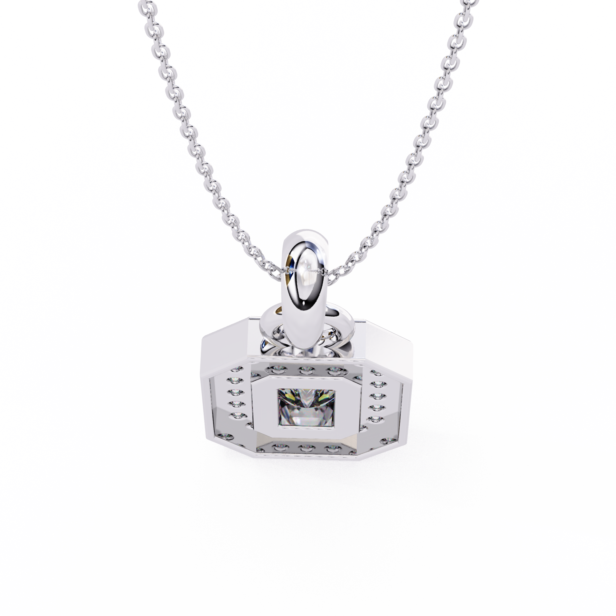 Emerald Radiance Pendant - 0.76 ct emerald
