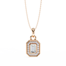 Emerald Radiance Pendant - 0.76 ct emerald