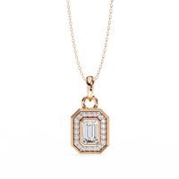 Emerald Radiance Pendant - 0.76 ct emerald