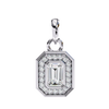 Emerald Radiance Pendant - 0.76 ct emerald