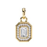 Emerald Radiance Pendant - 0.76 ct emerald