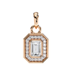 Emerald Radiance Pendant - 0.76 ct emerald