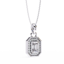 Emerald Radiance Pendant - 0.76 ct emerald