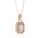 Emerald Radiance Pendant - 0.76 ct emerald