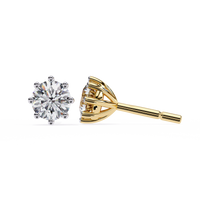 3 ct Round studs - 8 prong setting