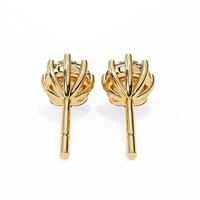 3 ct Round studs - 8 prong setting