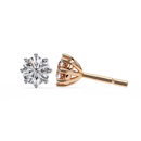 3 ct Round studs - 8 prong setting