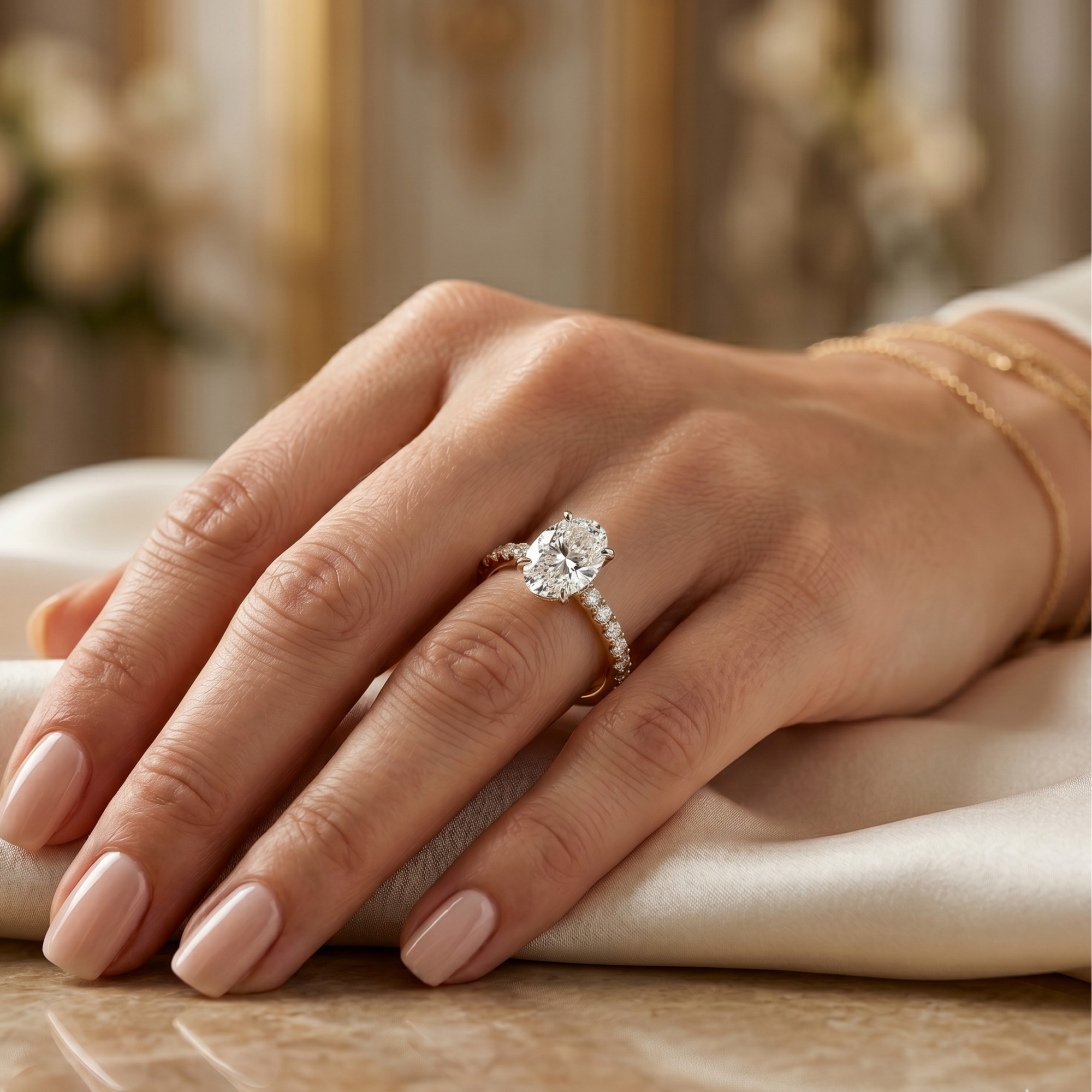 Elara Ring - Oval 1.5ct