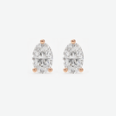 Oval Studs - Martini Setting