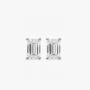 Emerald Studs - Martini Setting