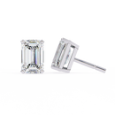 2 cts Emerald studs - Basket Setting