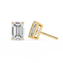 2 cts Emerald studs - Basket Setting