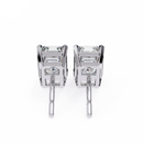 2 cts Emerald studs - Basket Setting