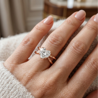 Criss-Cross Ring - Heart 2ct