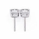 2 cts Emerald studs - Basket Setting