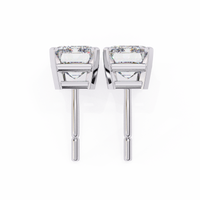 2 cts Emerald studs - Basket Setting