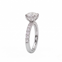 The Clara Crest Ring - Round 2ct