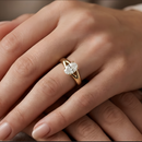 Split Band Ring - Oval 1ct