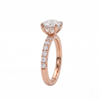 The Clara Crest Ring - Round 2ct