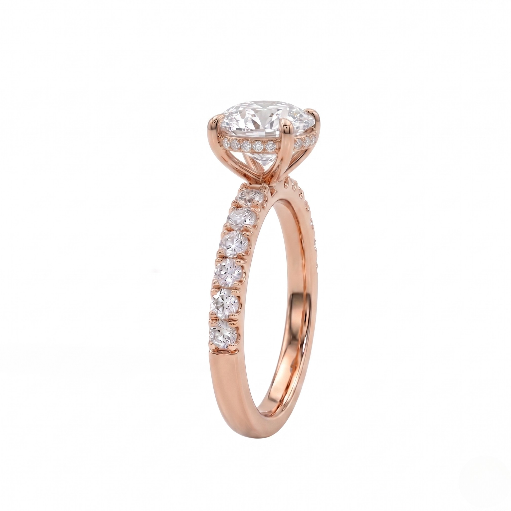 The Clara Crest Ring - Round 2ct
