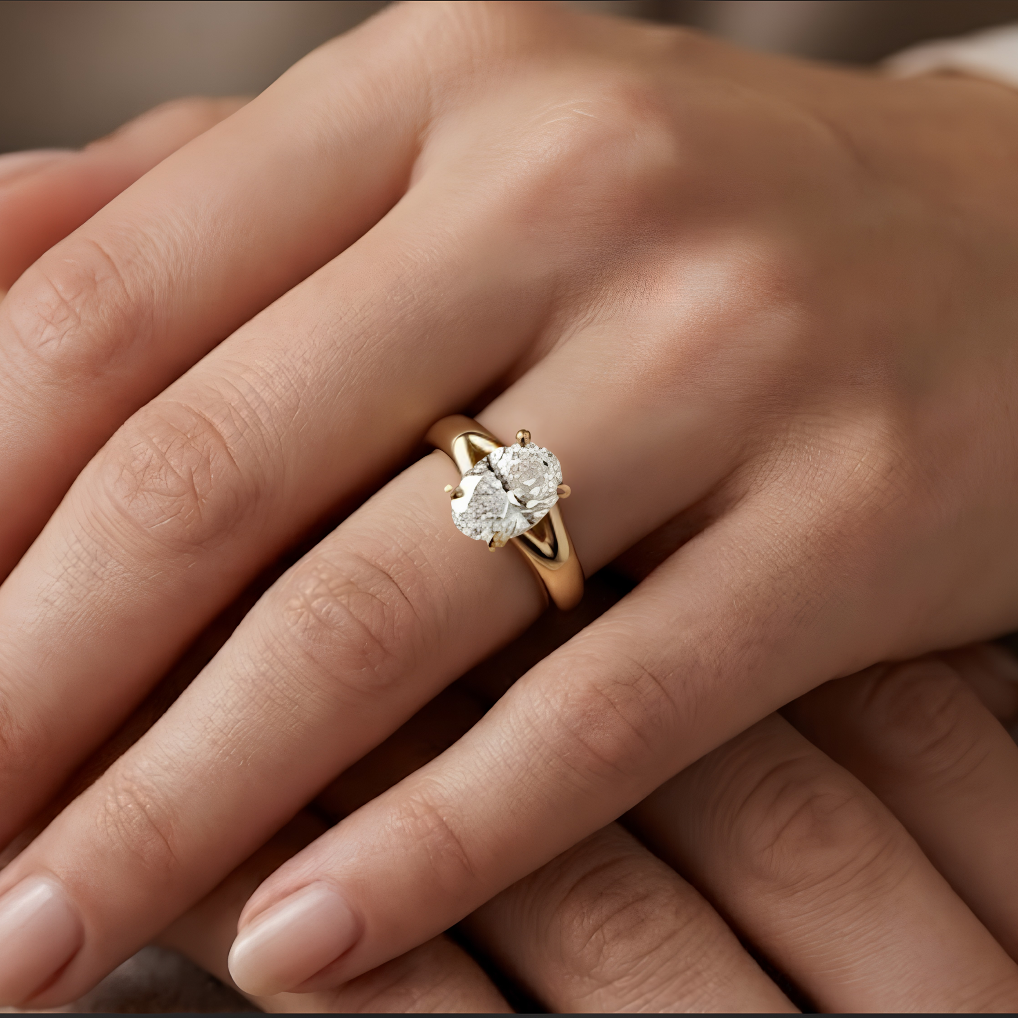 Split Band Ring - Oval 1.5 ct