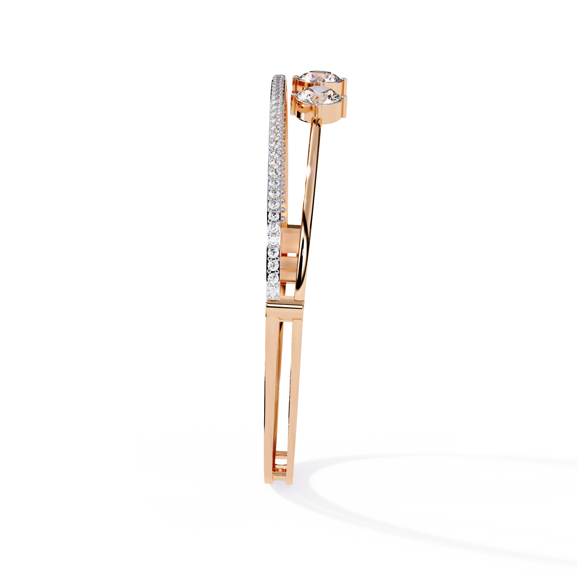 4-Stone Elegance Bangle