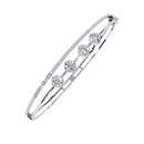 4-Stone Elegance Bangle