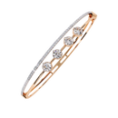 4-Stone Elegance Bangle