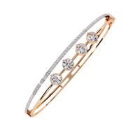 4-Stone Elegance Bangle