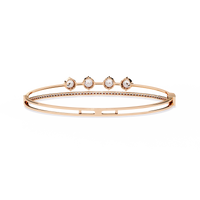 4-Stone Elegance Bangle