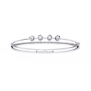 4-Stone Elegance Bangle