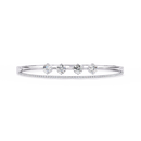 4-Stone Elegance Bangle