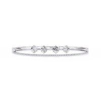 4-Stone Elegance Bangle