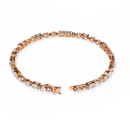 Lustre Line Bracelet - 15 pt fancy shapes