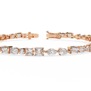 Lustre Line Bracelet - 15 pt fancy shapes