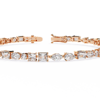 Lustre Line Bracelet - 15 pt fancy shapes