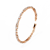 Lustre Line Bracelet - 15 pt fancy shapes