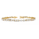 Lustre Line Bracelet - 15 pt fancy shapes