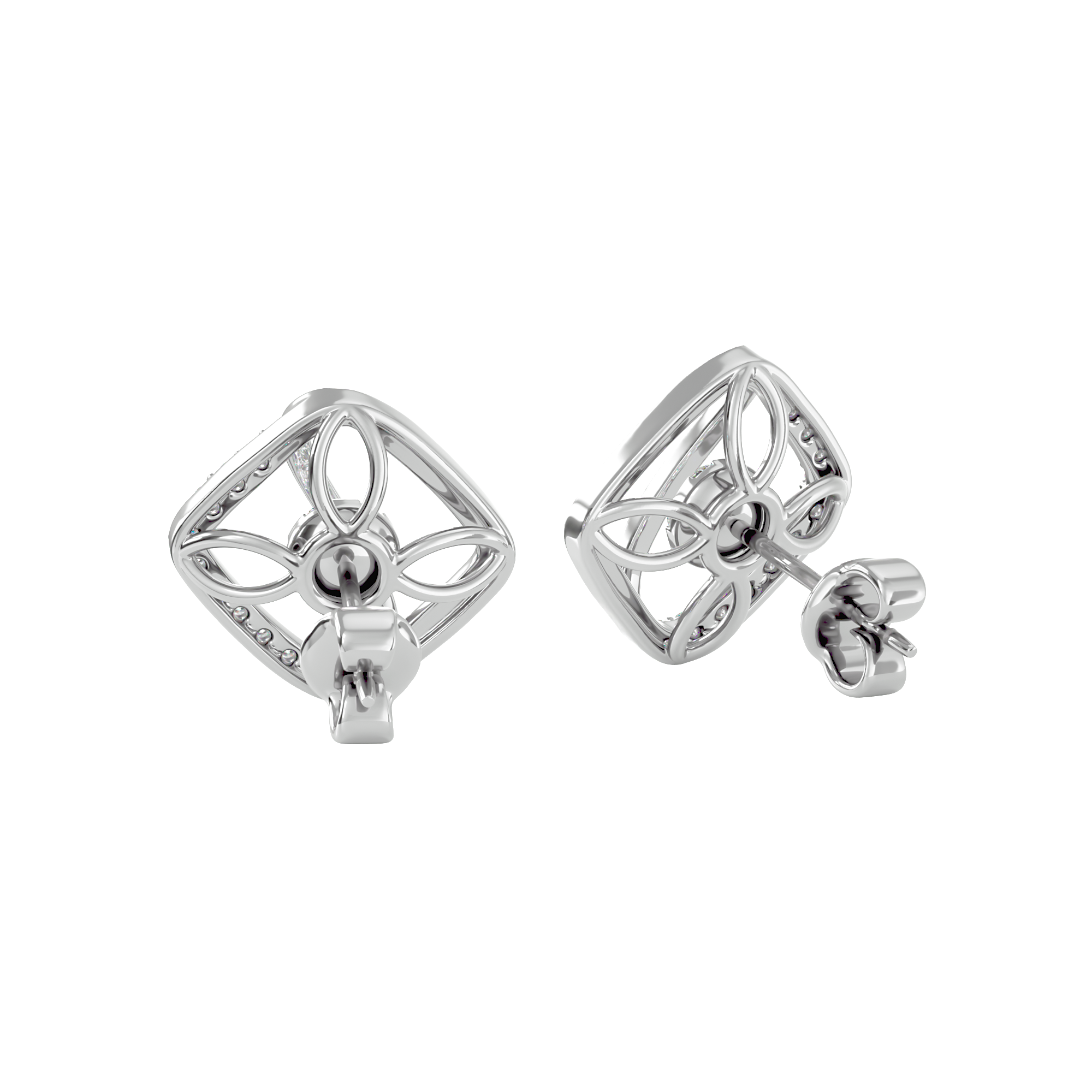 Square Bloom Earrings