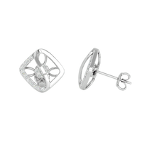 Square Bloom Earrings