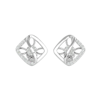 Square Bloom Earrings