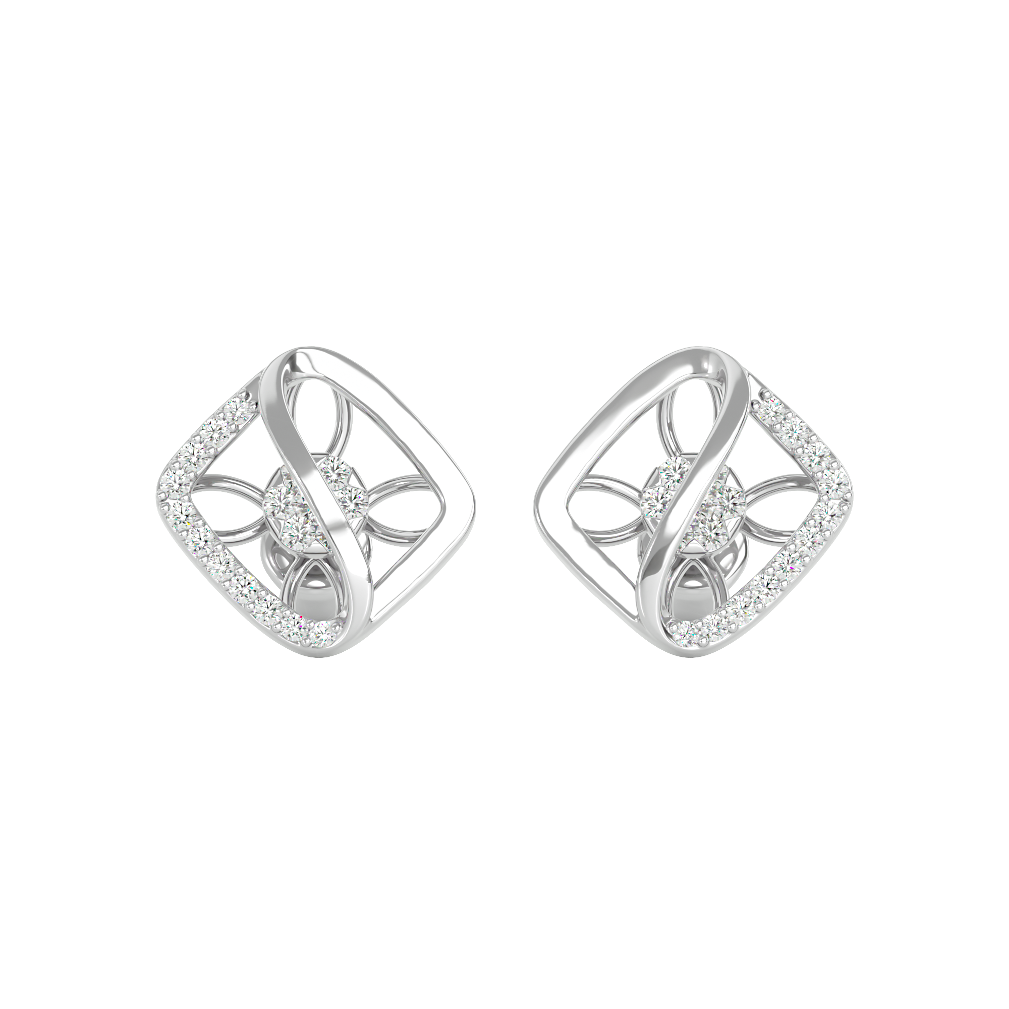 Square Bloom Earrings