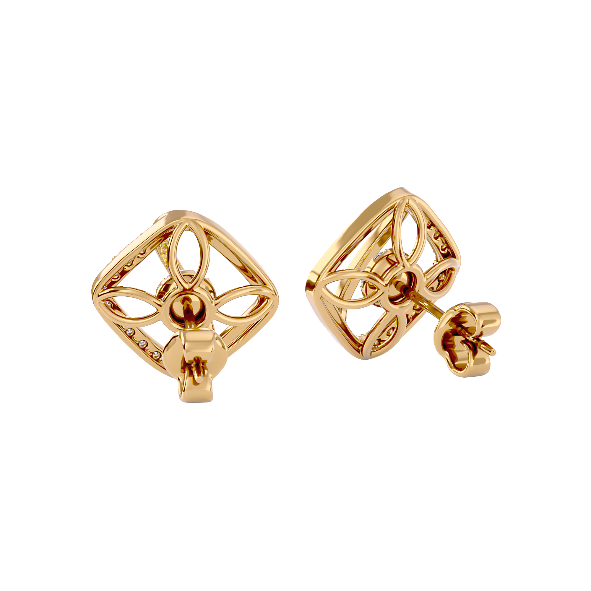 Square Bloom Earrings