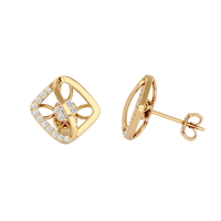 Square Bloom Earrings
