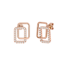 Dual Square Earrings