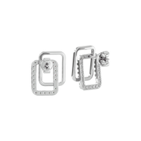 Dual Square Earrings