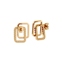 Dual Square Earrings