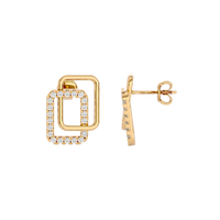 Dual Square Earrings