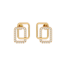 Dual Square Earrings